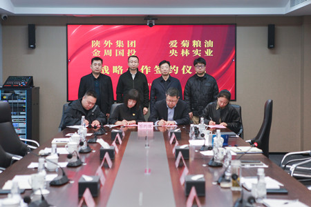 陜外集團與周至縣政府、愛菊糧油、金周國投、央林實業(yè)座談交流并簽署戰(zhàn)略合作協(xié)議